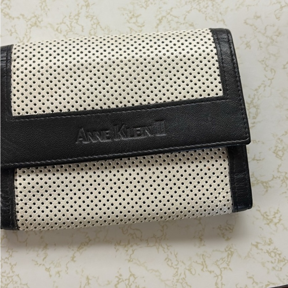 Anne Klein Black and White Wallet